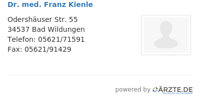 Dr med franz kienle
