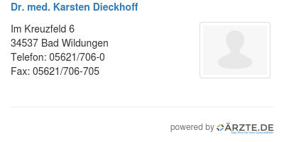 Dr med karsten dieckhoff
