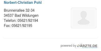 Norbert christian pohl