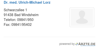 Dr med ulrich michael lorz