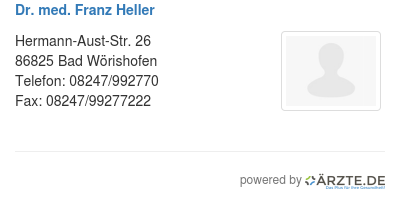 Dr med franz heller 255035