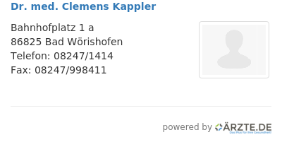 Dr med clemens kappler 571135