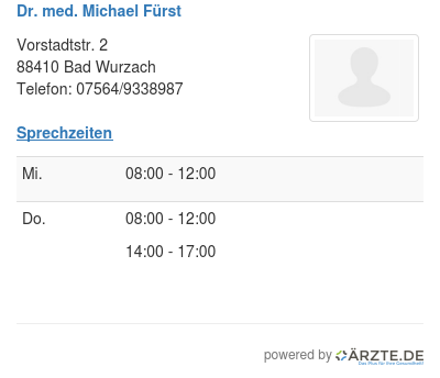 Dr med michael fuerst 550086