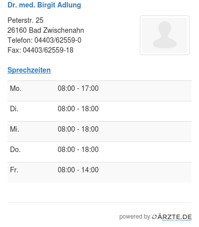 Dr med birgit adlung