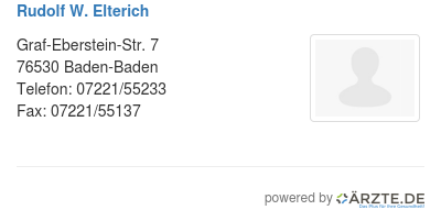 Rudolf w elterich