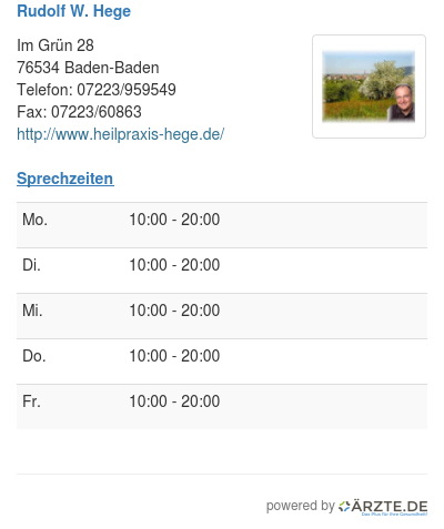 Rudolf w hege