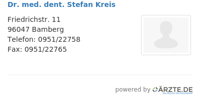 Dr med dent stefan kreis