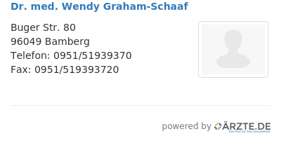 Dr med wendy graham schaaf