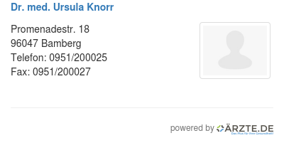 Dr med ursula knorr