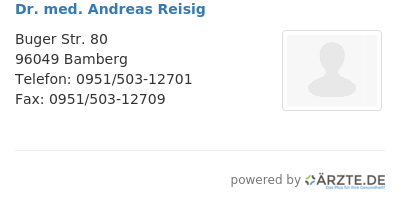 Dr med andreas reisig