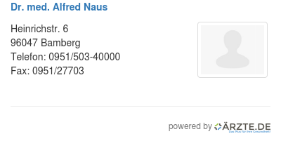 Dr med alfred naus