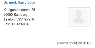 Dr med harry sodar
