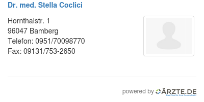 Dr med stella coclici