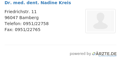 Dr med dent nadine kreis