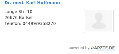 Dr med karl hoffmann 657140