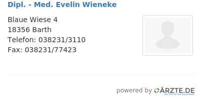 Dipl med evelin wieneke