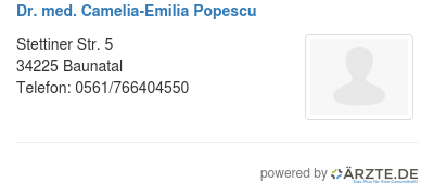 Dr med camelia emilia popescu 548477
