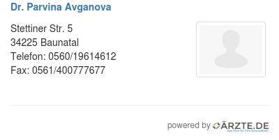 Dr parvina avganova