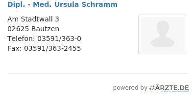 Dipl med ursula schramm