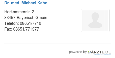 Dr med michael kahn
