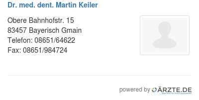 Dr med dent martin keiler 312285