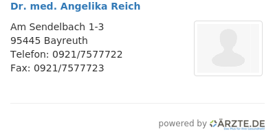 Dr med angelika reich