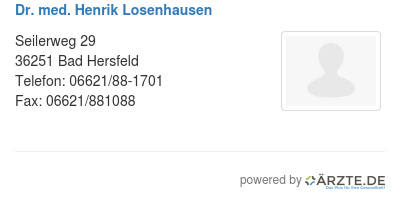 Dr med henrik losenhausen