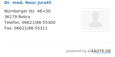 Dr med nour juratli