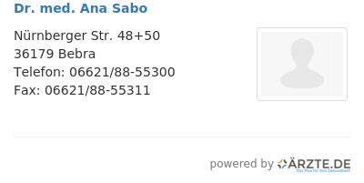 Dr med ana sabo 584606