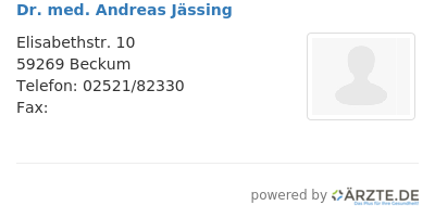 Dr med andreas jaessing