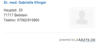 Dr med gabriella klinger 441078