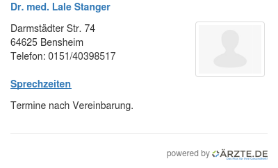 Dr med lale stanger