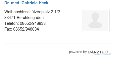 Dr med gabriele heck