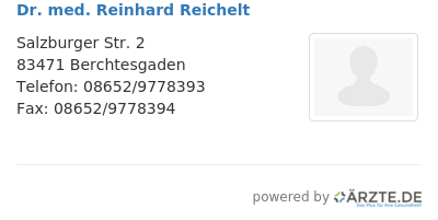 Dr med reinhard reichelt 643629