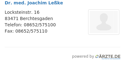 Dr med joachim lesske 645664