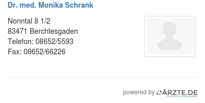 Dr med monika schrank