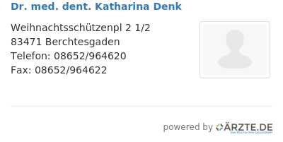 Dr med dent katharina denk