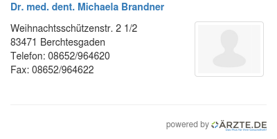 Dr med dent michaela brandner