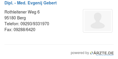 Dipl med evgenij gebert