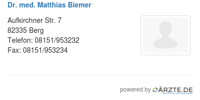 Dr med matthias biemer 535096
