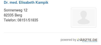 Dr med elisabeth kampik
