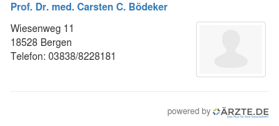 Prof dr med carsten c boedeker 599901