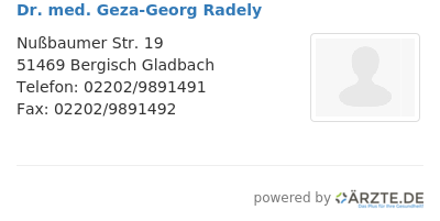 Dr med geza georg radely