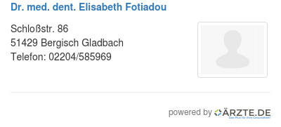Dr med dent elisabeth fotiadou