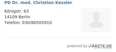 Pd dr med christian kessler