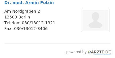 Dr med armin polzin
