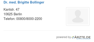 Dr med brigitte bollinger 534369