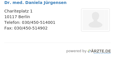 Dr med daniela juergensen 579197
