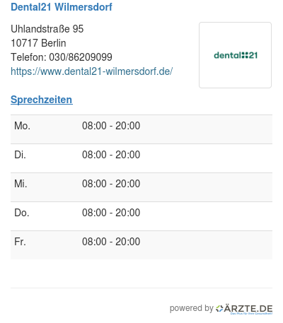 Dental21 wilmersdorf