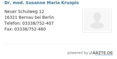 Dr med susanne maria kruopis 508678